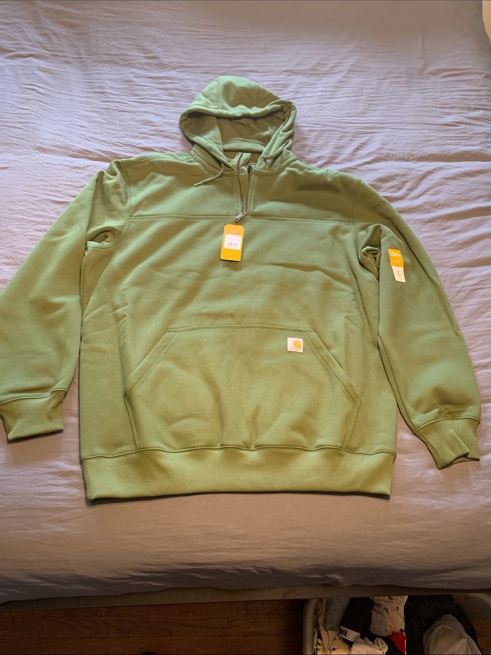 Carhartt Men’s Light Green Hoodie Pullover